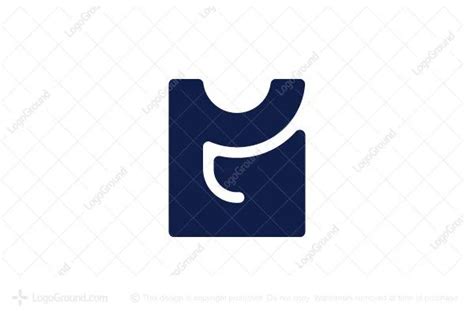 Letter G Clothes Logo In 2022 Clothing Logo Typographic Logo