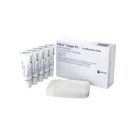 Emla Cream 5 With 12 Dressings 5 X 5g Just Pharmacy