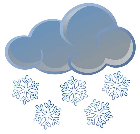 Clipart Snow Coloured