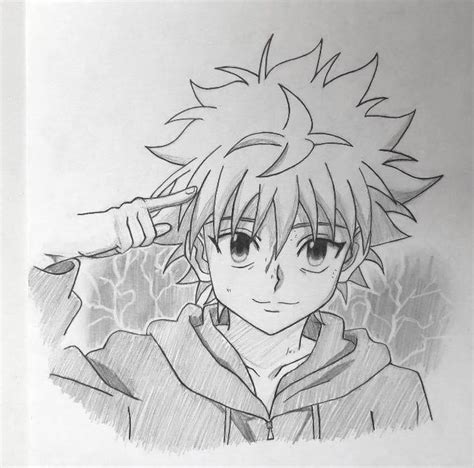 Killua Sketch⚡️ Anime Sketch Anime Character Drawing Anime Drawings