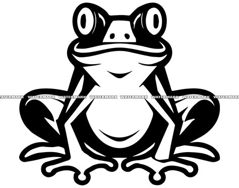 Frog Svg 1 Frog Cut File Frog Dxf Frog Png Frog Clipart Etsy Australia