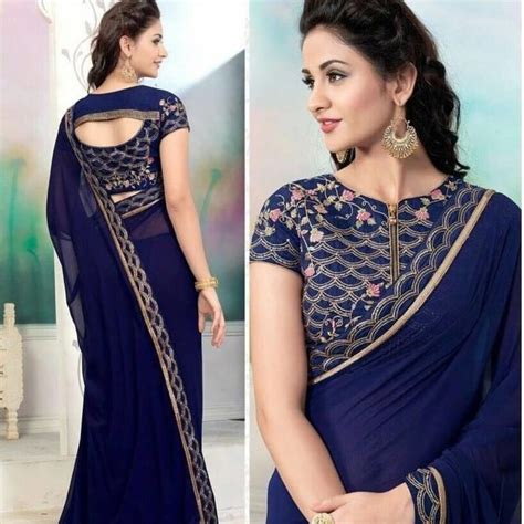 You can sport many glamorous looks with a halter neck saree blouse. 60+ Blouse Designs Photos That Will Blow Your Mind | Saree ...