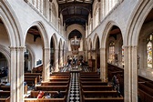 Interno Della Chiesa Universitaria Di Santa Maria Vergine a Oxford, Nel ...