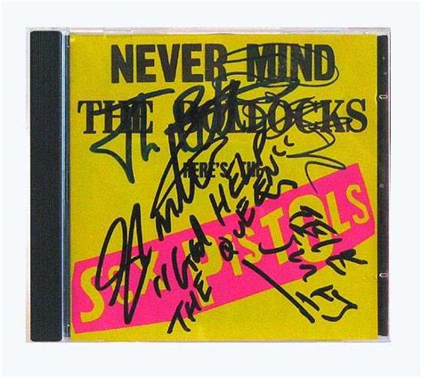 Never Mind The Bollocks Here S The Sex Pistols Von Punk] The Sex Pistols Signed By Author S