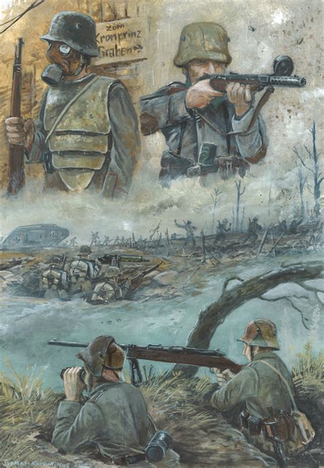 Western Front 1918 Ww1 Art War Art Military Drawings