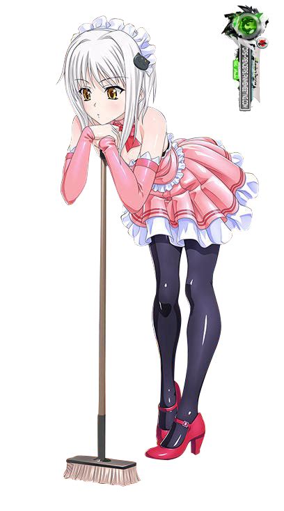 Highschool Dxdkoneko Mega Cute Maid Render Ors Anime Renders