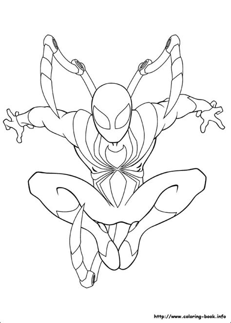 Ultimate Spider Man Coloring Picture Coloring Home