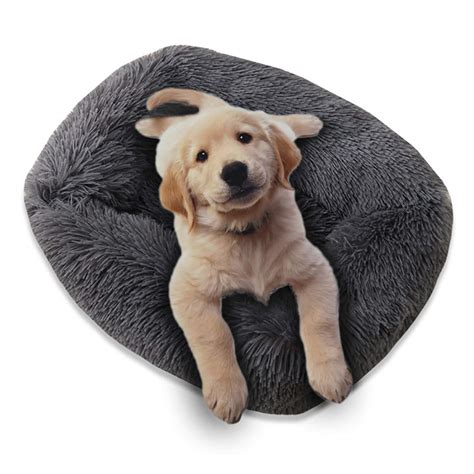 Maybe you would like to learn more about one of these? CALHNNA Dog Bed Cat Bed Donut,Pet Bed Faux Fur Cuddler ...