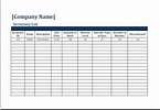 MS Excel Printable Inventory Count Sheet Template | Excel Templates