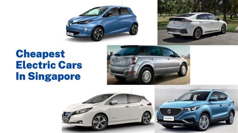 5 Electric Cars You Can Buy In Singapore Cheaper Than The Model 3