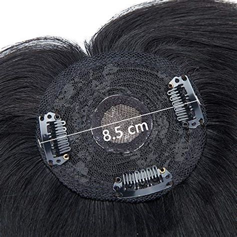 Buy 100 Real Human Hair Topper With Bangs Mono Base Crown Topper Hair Piece Clip In On Hair