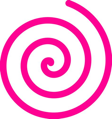 Pink Spiral Clip Art At Vector Clip Art Online Royalty