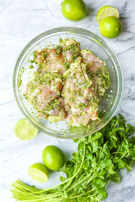 Whisk the ingredients for the marinade in a small bowl. CILANTRO LIME CHICKEN THIGHS - INSPIRED RECIPE