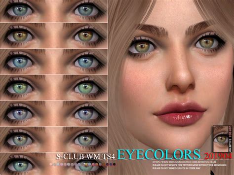 The Sims Resource S Club Wm Ts4 Eyecolors 201904