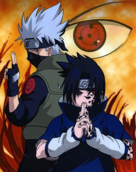 Meilleurs Images Du Manga Naruto Kakashi Et Sasuke