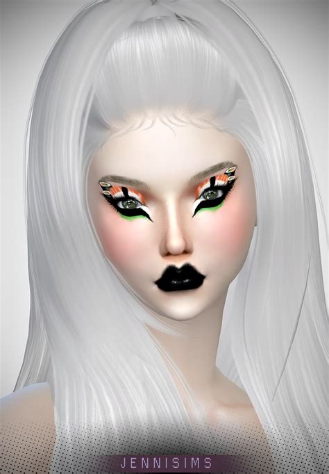Jennisims Downloads Sims 4makeup Halloween Eyeshadow 8 Swatches