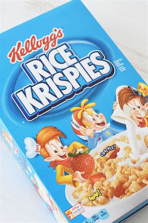 Rice Krispies Cereal Box