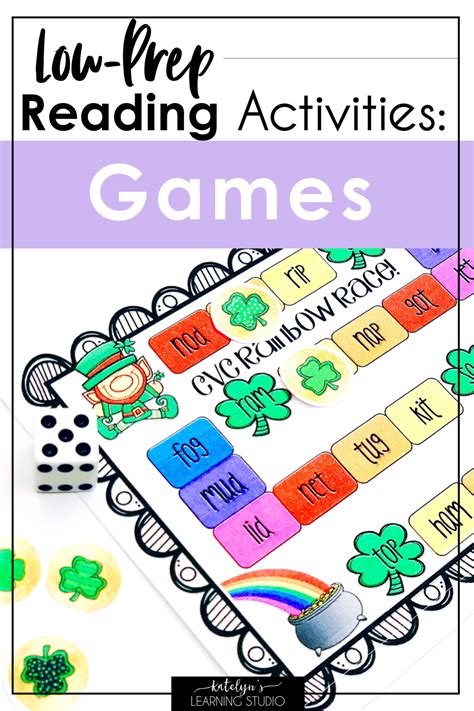 Easy And Fun Reading Activities Katelyns Learning Studio First Grade
