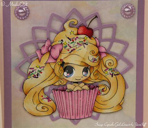 Cupcake Girl By Yampuff Card Close Up By Mzaliaoz On Deviantart