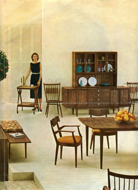 Vintage 1953 drexel dining room walnut furniture print ad. Vintage Drexel Declaration furniture - Catherine sends us ...