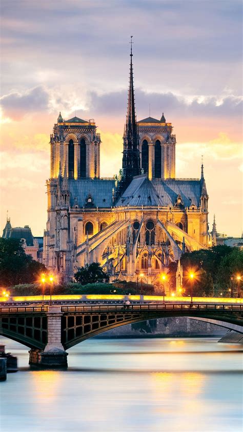 Notre Dame Night Wallpapers Wallpaper Cave