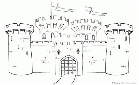 Minecraft Castle Coloring Pages
