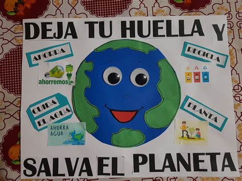 Cartel Para Niños Para Incentivar A Cuidar El Planeta Tracing