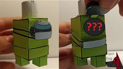 Among Us Impostor Papercraft Tutorial Youtube Images And Photos Finder