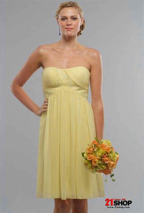 Canary Yellow Bridesmaid Dress Elegant Bridesmaid Dresses Yellow