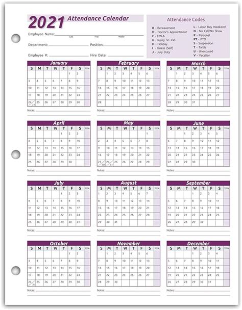 2022 Employee Attendance Calendar Pdf July 2022 Calendar