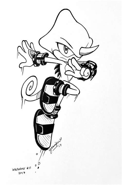 Sonic Coloring Pages Espio Thekidsworksheet