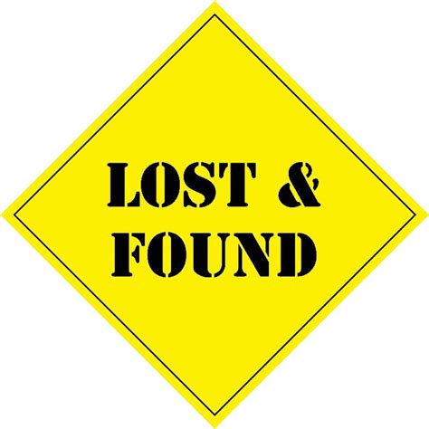 Download Lost And Found Clipart Transparent Png Lost And Found