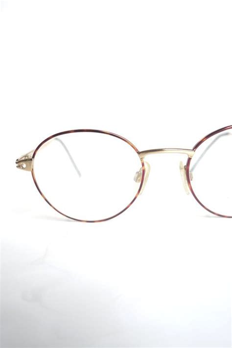 1980s Round Wire Rim Glasses Womens Round Eyeglasses Vintage