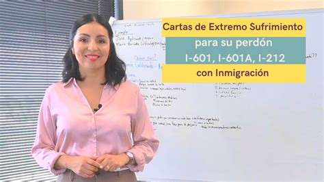 Ejemplo de carta de sufrimiento extremo para inmigración en español