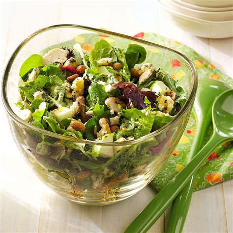 Crunchy Apple Mixed Greens Salad Recipe Taste Of Home