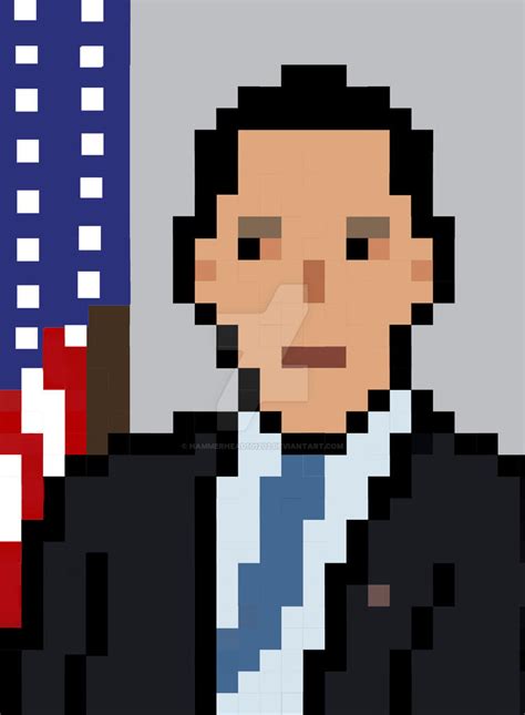 Pixel Obama By Hammerhead101202 On Deviantart