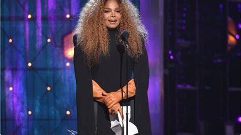janet jackson dedicates rock hall honor to 2 year old son you are my life youtube