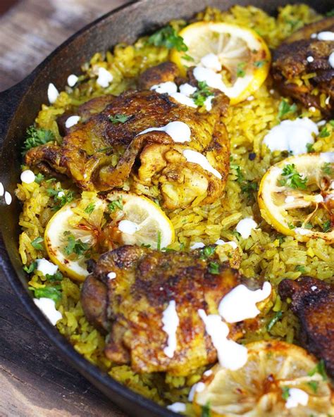 Food A Flavorful Middle Eastern Chicken Made With Seasoned Turmeric