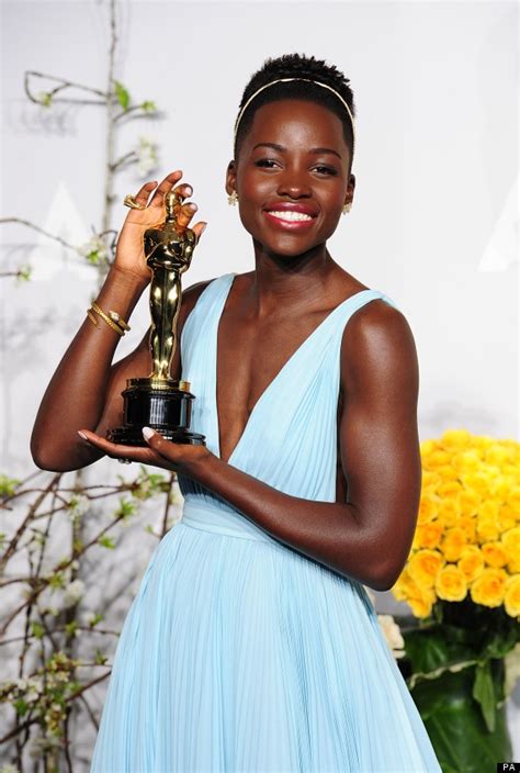 Oscars 2014 Lupita Nyongo Wins Best Supporting Actress For 12 Years