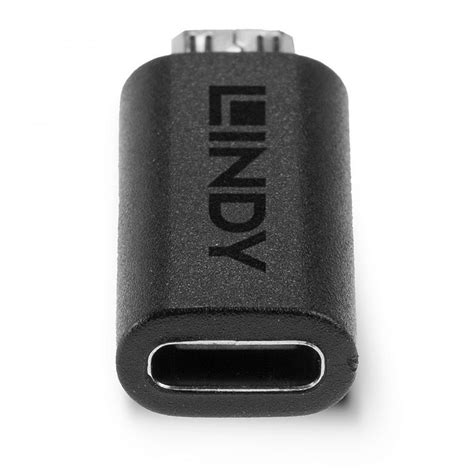 Lindy Male Micro Usb To Female Usb C Adapter Audiophonics