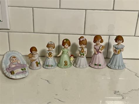 7 Vintage Enesco Growing Up Birthday Girls Ceramic Figurine Etsy In 2022 Ceramic Figurines