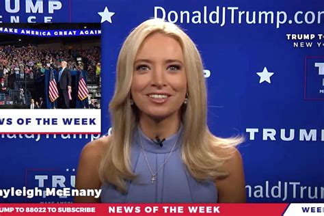 Ex Cnn Contributor Kayleigh Mcenany Hosts Trump News Of The Week Video