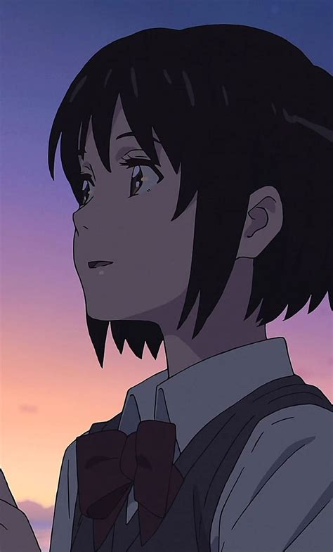 1080p Free Download Cute Mitsuha Miyamizu Kimi No Na Wa Animated