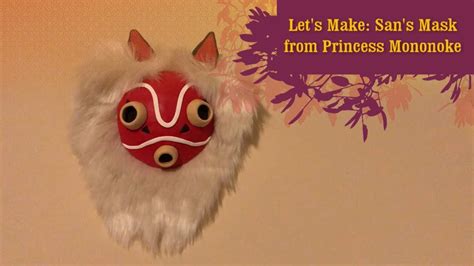 Lets Make Sans Mask From Princess Mononoke Polymer Clay Tutorial
