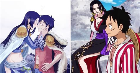 One Piece 10 Pieces Of Luffy And Boa Fan Art That Are