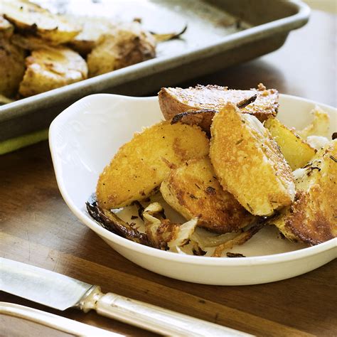 Pour the melted butter on the pan and spread it out. Simply Gourmet: Garlic Parmesan Roasted Potatoes