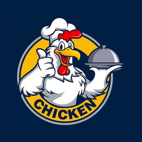 Premium Vector Chicken Mascot Logo Design Vector Template