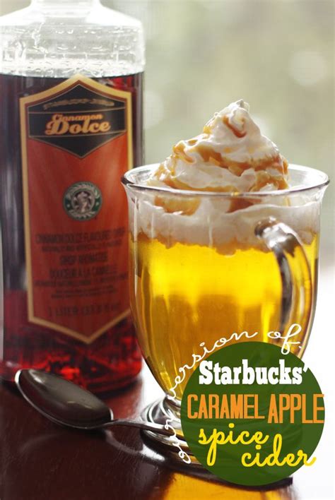 Copycat Starbucks Caramel Apple Spice Cider Recipe Food Recipes