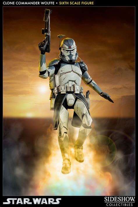 Sideshow Militaries Of Star Wars Clone Commander Wolffe Figures