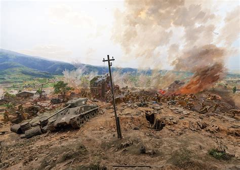 the battle of taejon diorama in the victorious fatherland liberation war museum pyongan